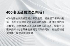 400电话资费怎么构成？