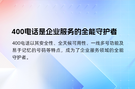 400电话是企业营销新引擎与成本优化利器