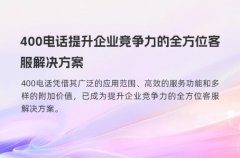 400电话提升企业竞争力的全方位客服解决方案