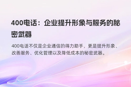400电话办理快速指南：高效申请流程解析