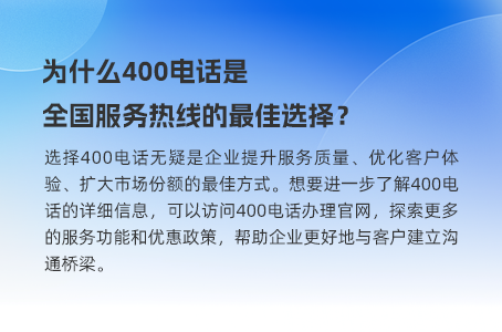 400电话开通后，如何高效管理与维护？