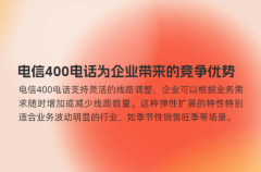 电信400电话为企业带来的竞争优势
