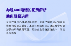 办理400电话的花费解析，助你轻松决策