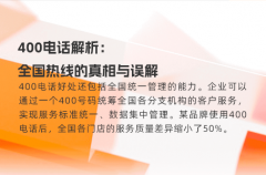 400电话解析：全国热线的真相与误解