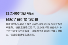 自选400电话号码，轻松了解价格与步骤
