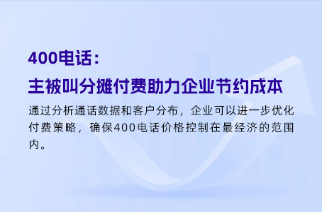 400电话：主被叫分摊付费助力企业节约成本
